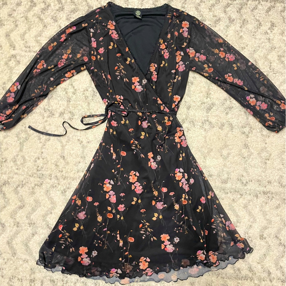 NWOT Urban Outfitters Floral Wrap Dress